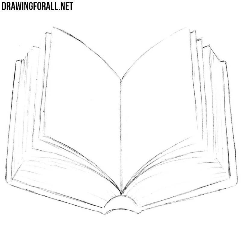 how to draw book